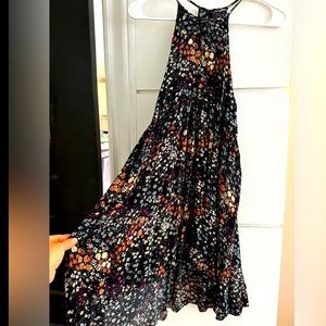 High low urban outfitters floral dress in XS
